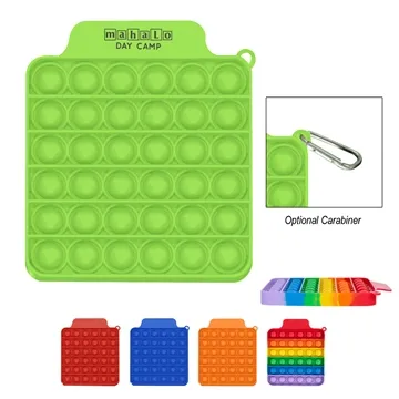 Custom Push Pop Square Stress Reliever