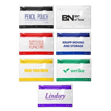 School Supply Pencil Pouch - Clear & Binder Compatible