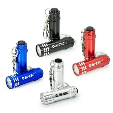 Image of 100 Promotional 3 LED Carabiner Flashlight - Aluminum