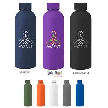 Image of 25 Customized 17 oz Blair Stainless Steel Bottle - Double Wall & ...