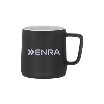 Image of 48 Customized 12 oz oslo - Black - Ceramic & Microwave Safe