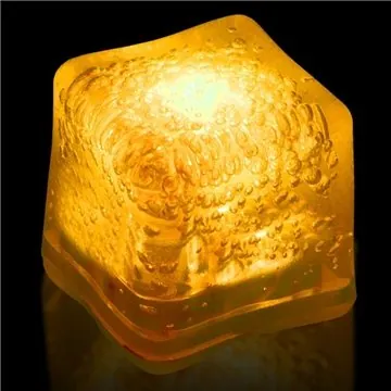 Image of 144 Promotional Blank YELLOW Lited Ice Cubes - Multi Mode