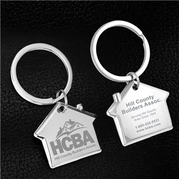 Image of 125 Custom "HOME SWEET HOME" Laser Engraved Metal Keyholder - ...