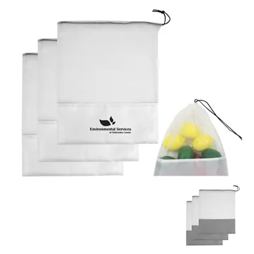 Image of 150 Custom 3 PC. Market Mesh Set With rPET Material - Recycled & ...