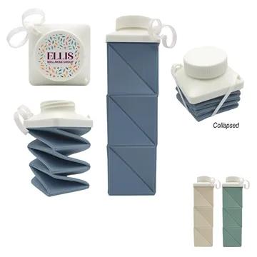 25 Customized 24 Oz. H2fOld Collapsible Bottle - BPA Free