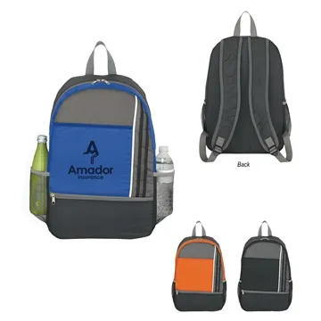 Image of 50 Promotional Sport Backpack - Padded Straps & Multi-Pocket