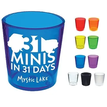 2 oz Shot - Plastic - FDA Compliant & BPA Free