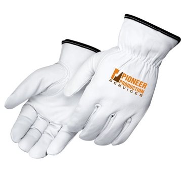 Premium Grain Goatskin Driver Gloves - Elastic Back