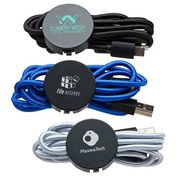 Image of 100 Promotional Triplex 3-in-1 Light-Up Charging Cable - ...