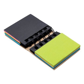 Image of 100 Custom Regency Sticky Notes & Flags Notebook - Recycled
