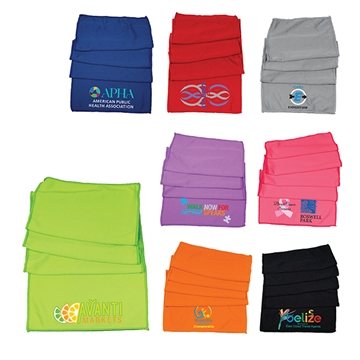 Image of 150 Promotional Cooling Towel, Full Color Digital - Quick Dry