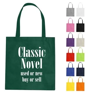 Image of 150 Custom Non-Woven Promotional Tote Bag - Water-Resistant & ...