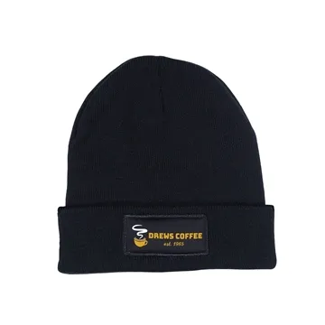 72 Promotional Knit Beanie With Patch - 100% Acrylic