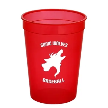 Image of 500 Customized Cups-On-The-Go 12 oz Translucent Stadium Cup - ...
