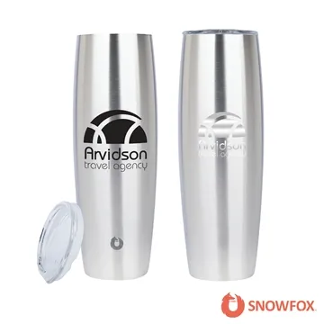 Image of 6 Customized Snowfox 24 oz Vacuum Insulated Beer Tumbler - 24hr ...