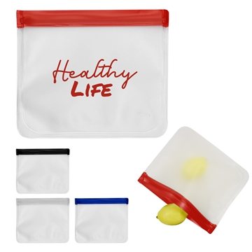 Reusable Zip Top Storage Bag - FDA Compliant & PEVA