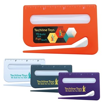 Image of 500 Promotional 3-in-1 Letter Opener - Magnifier & Ruler
