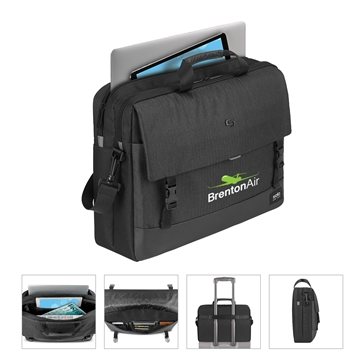 Solo NY® Notch Briefcase - Padded Laptop & 5-Year Warranty