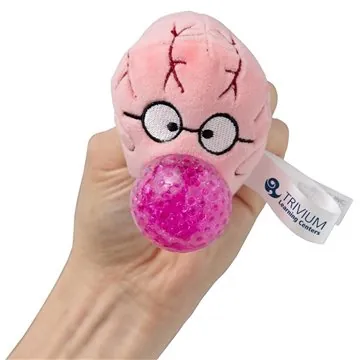 Image of 100 Custom Stress Buster Brain - Plush & Gel Beads