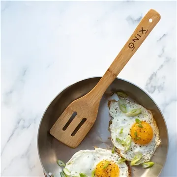 Image of 150 Customized Chun Bamboo Slotted Spatula Turner - Eco Friendly & ...