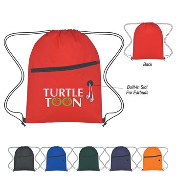 Non-Woven Hit Sports Pack With Front Zipper - Water-Resistant