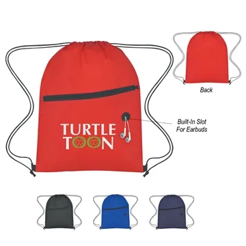 150 Custom Non-Woven Hit Sports Pack With Front Zipper - ...
