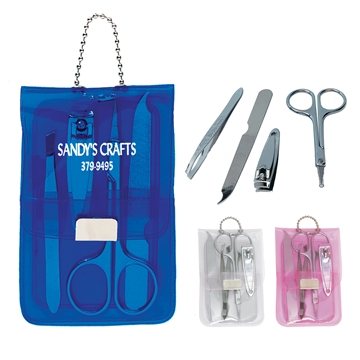 Vinyl Manicure Set - 4 Piece & Portable
