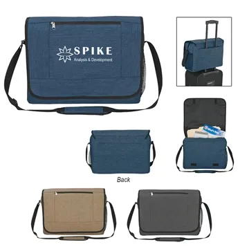 Image of 10 Promotional High Line Messenger Bag - 600D Polycanvas & Padded ...