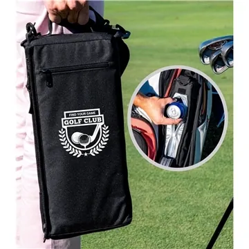 Image of 10 Promotional Golf Cooler Bag - PEVA Lined & 6-Can Capacity