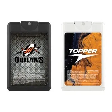 Image of 100 Custom 18 ml Credit Card Style Hand Sanitizer Spray - 70% ...