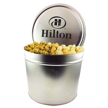 Two Gallon Popcorn Tin - Trio Popcorn - 3 Flavors