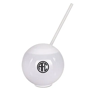 Image of 96 Custom 20 oz Multicolor LED Ball Tumbler with Straw - Color ...