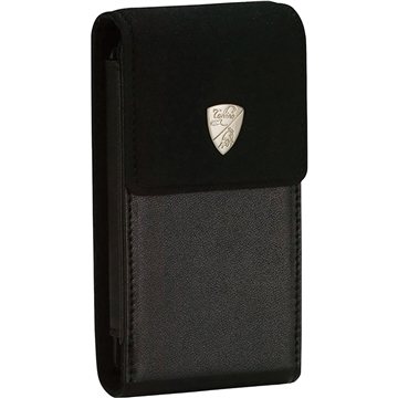 Black MP3 Case - Leather & Magnetic Closure