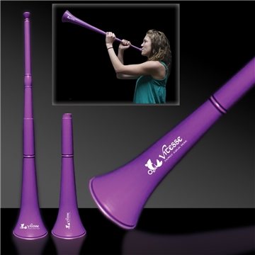Image of 144 Promotional Stadium Horns - Purple - Collapsible