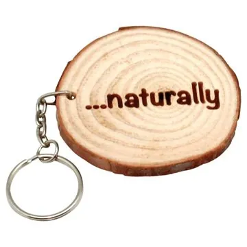 Image of 150 Promotional Natural Wood With Rings Keyring - Eco-Friendly & ...
