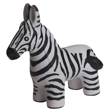 Image of 150 Custom Zebra Stress Reliever - Squeezable