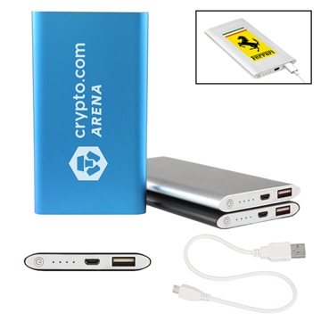 Sybil UL Certified 4000 mAh Slim Power Bank - Aluminum