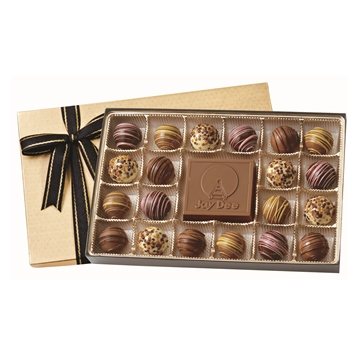 Truffle Gift Box with 20 Chocolate Truffles - Assorted Flavors