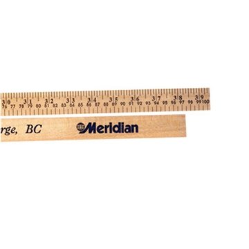 Meterstick - Natural Finish - Dual Scale