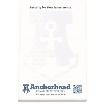 Image of 500 Customized Souvenir 6" x 9" Scratch Pad, 25 Sheet