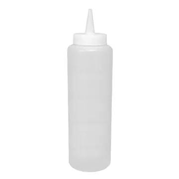 Image of 100 Custom 12 oz Condiment Bottle - USA Made & BPA Free