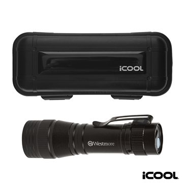 iCOOL® Woodland Mini Rechargeable Tactical Flashlight - USB-C & LED
