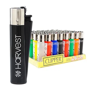 Image of 240 Customized CLIPPER LIGHTER - ASSORTED COLORS - Refillable & ...