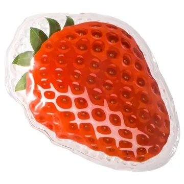 Image of 100 Promotional Strawberry Art Hot Cold Pack - FDA Certified