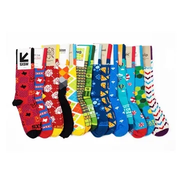 Custom Crew Socks - Made in USA & Knitted Design