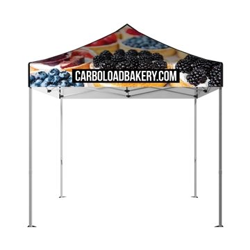 DisplaySplash 10' x 10' Tent Top & Frame - Water Resistant & UV Protected