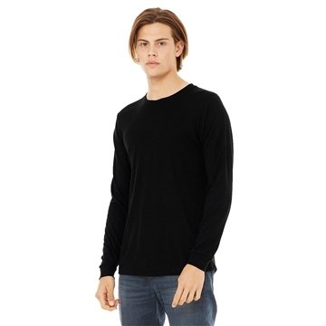 Bella + Canvas Unisex Jersey Long-Sleeve T-Shirt - 3501 - Ringspun Cotton & Side-Seamed