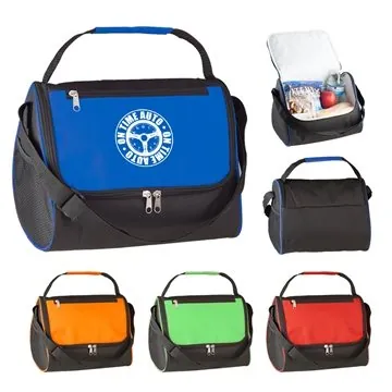 Image of 25 Promotional Triangle Cooler Lunch Bag - 600D Polyester & PEVA ...