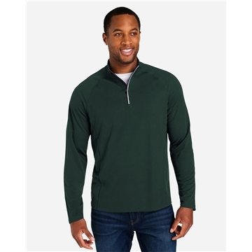 CORE365 Men's Origin Performance Pique Quarter-Zip - Moisture Wicking & Antimicrobial