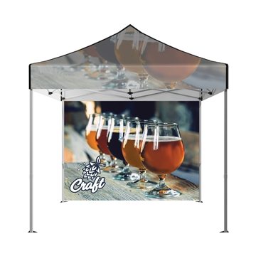 DisplaySplash 10' x 10' Single-Sided Tent Wall - Fire Resistant & UV Protected